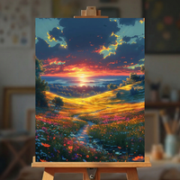 Tranquil Sunset Path