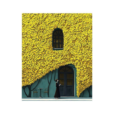 Hayao Miyazaki Landscape Digital Oil Painting Diy Handmade Color Filling High Color Value Ins Style Living Room Decorative Painting (Copy)