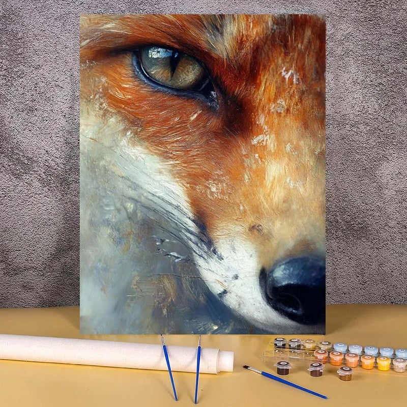 DIY Paint By Number Cat Animal Picture HandPainted Painting By Numbers For Adults On Canvas Unique Gift Home Wall Decor Bedroom (Copy) (Copy)