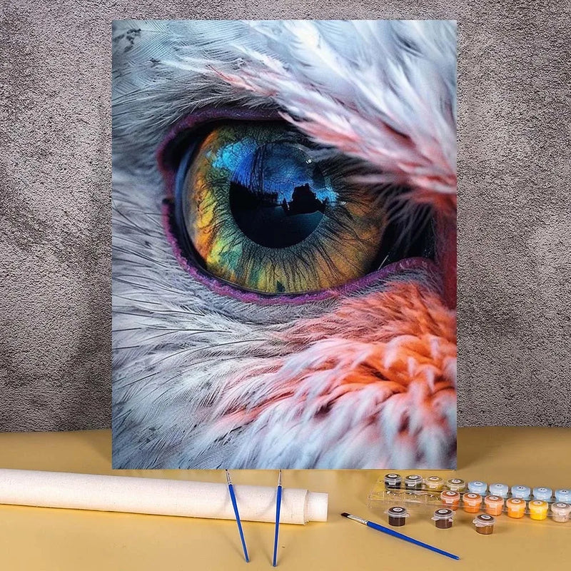 DIY Paint By Number Cat Animal Picture HandPainted Painting By Numbers For Adults On Canvas Unique Gift Home Wall Decor Bedroom (Copy)